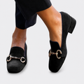 Louna™ | Elegant loafers with buckle