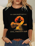 Eleanor | Halloween-Inspired Round Neck Long Sleeve Tops