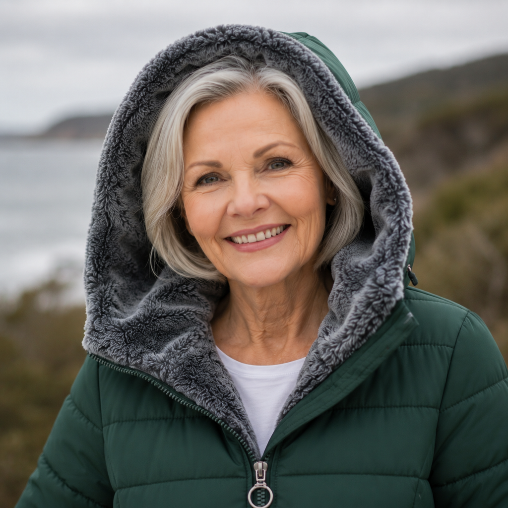 Erin | Hooded Quilted Winter Coat