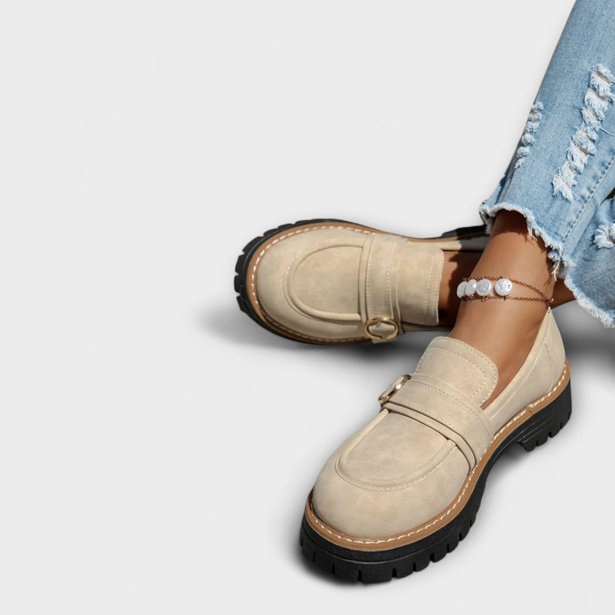 Lora™ | Round Toe Casual Loafers