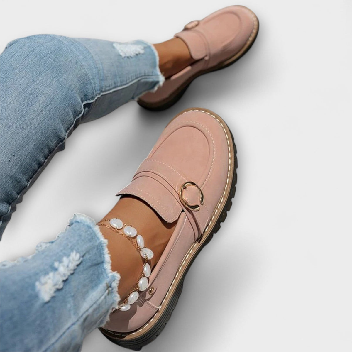 Lora™ | Round Toe Casual Loafers