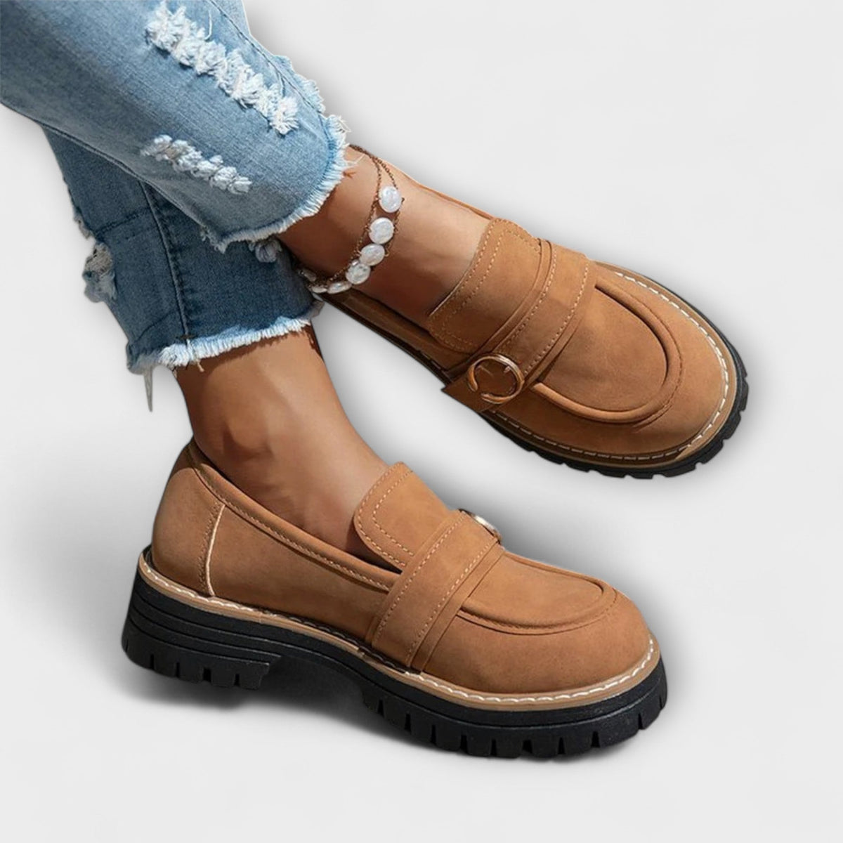Lora™ | Round Toe Casual Loafers