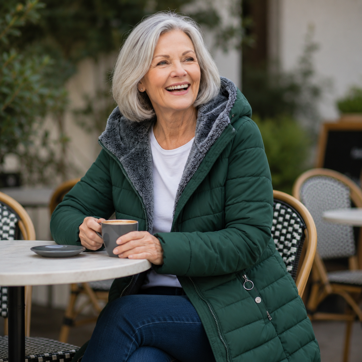 Erin | Hooded Quilted Winter Coat