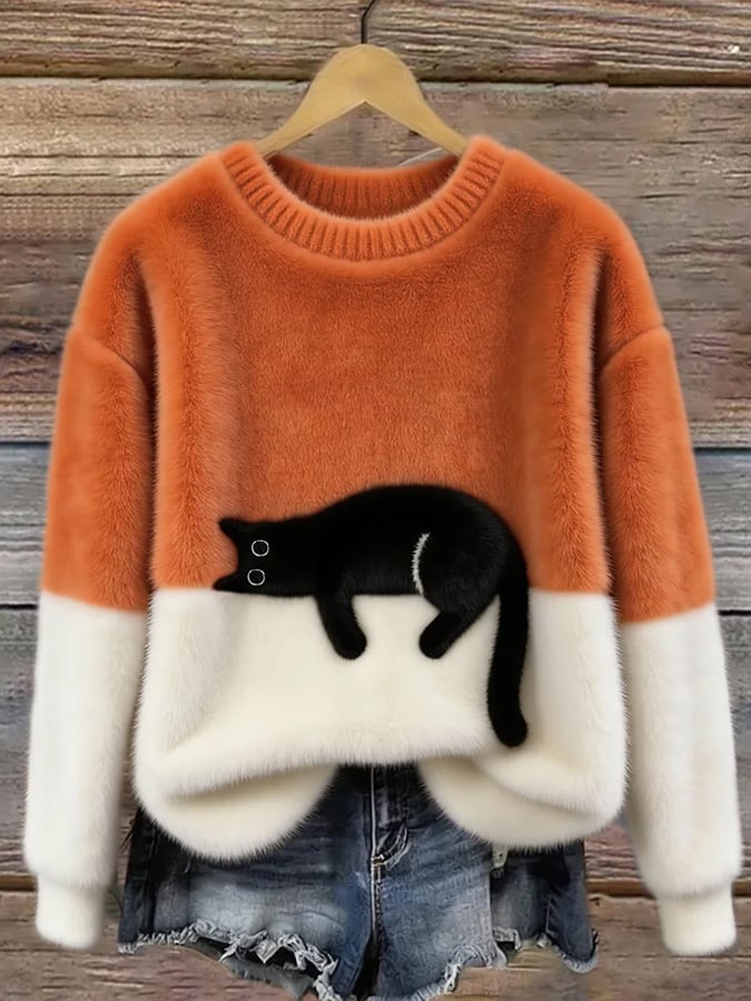 Chloé | Soft Cat Graphic Sweater