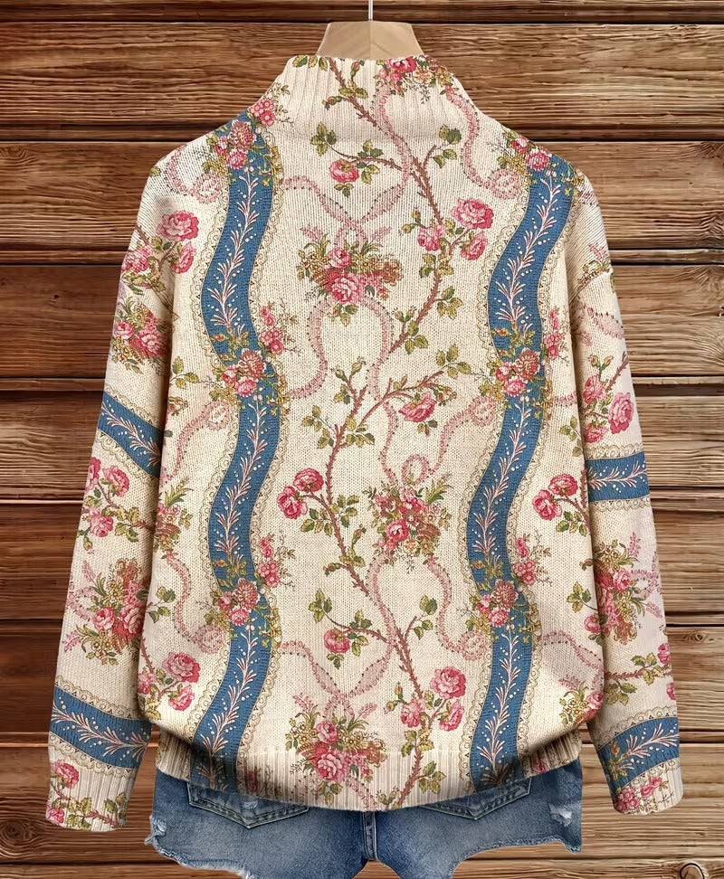 Eulalia | Rose Zip Cardigan