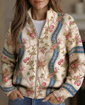 Eulalia | Rose Zip Cardigan