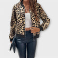 Jessica | Elegant Leopard-Print Jacket