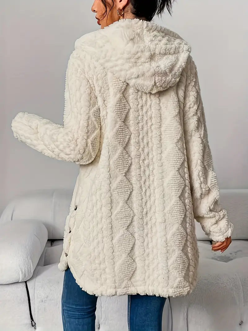 Danielle | Plush Hooded Jacket