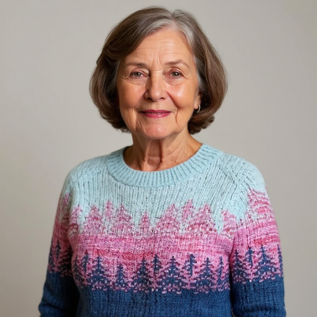 Avery | Retro Islands Knit Sweater