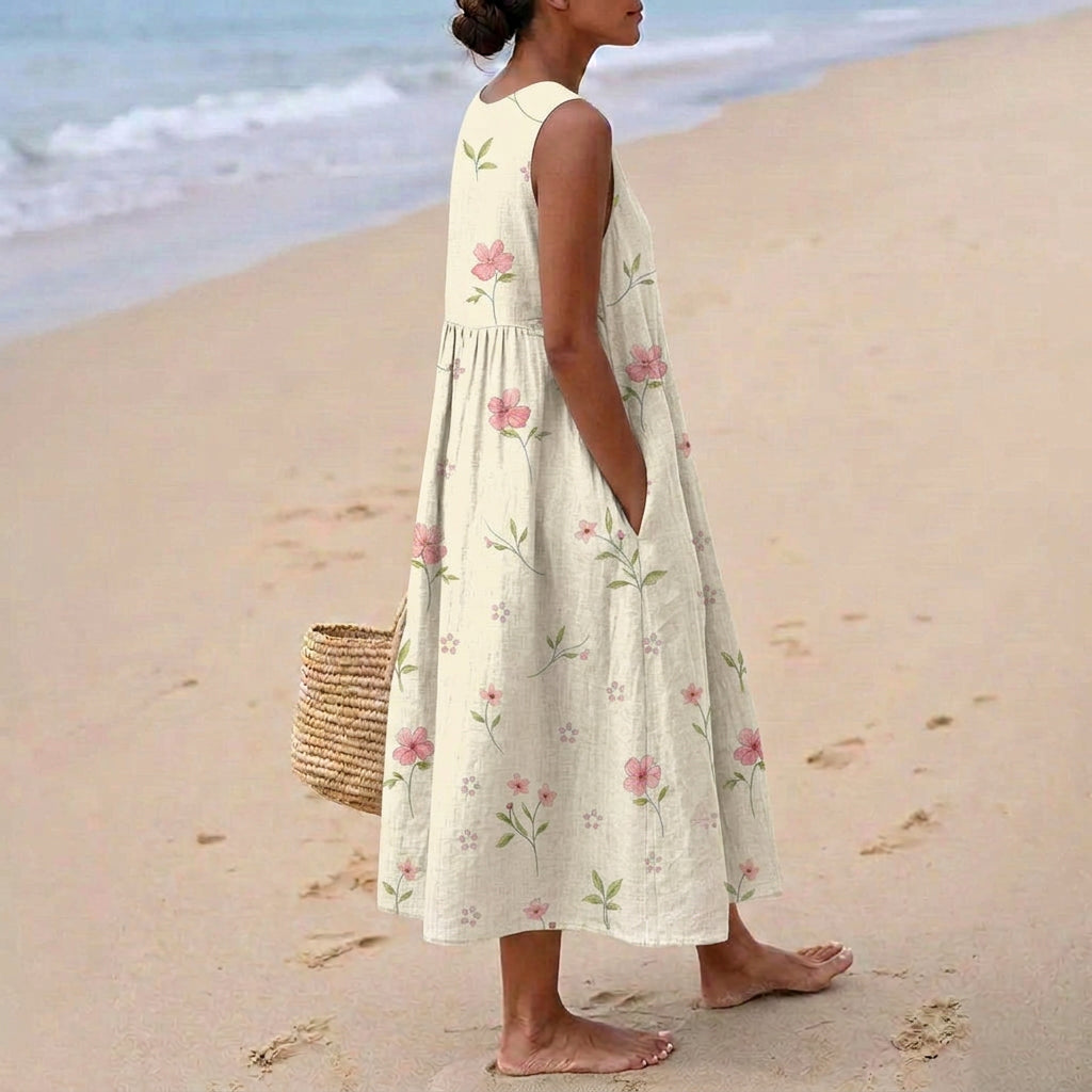 Natalia - Dress with Floating Petals