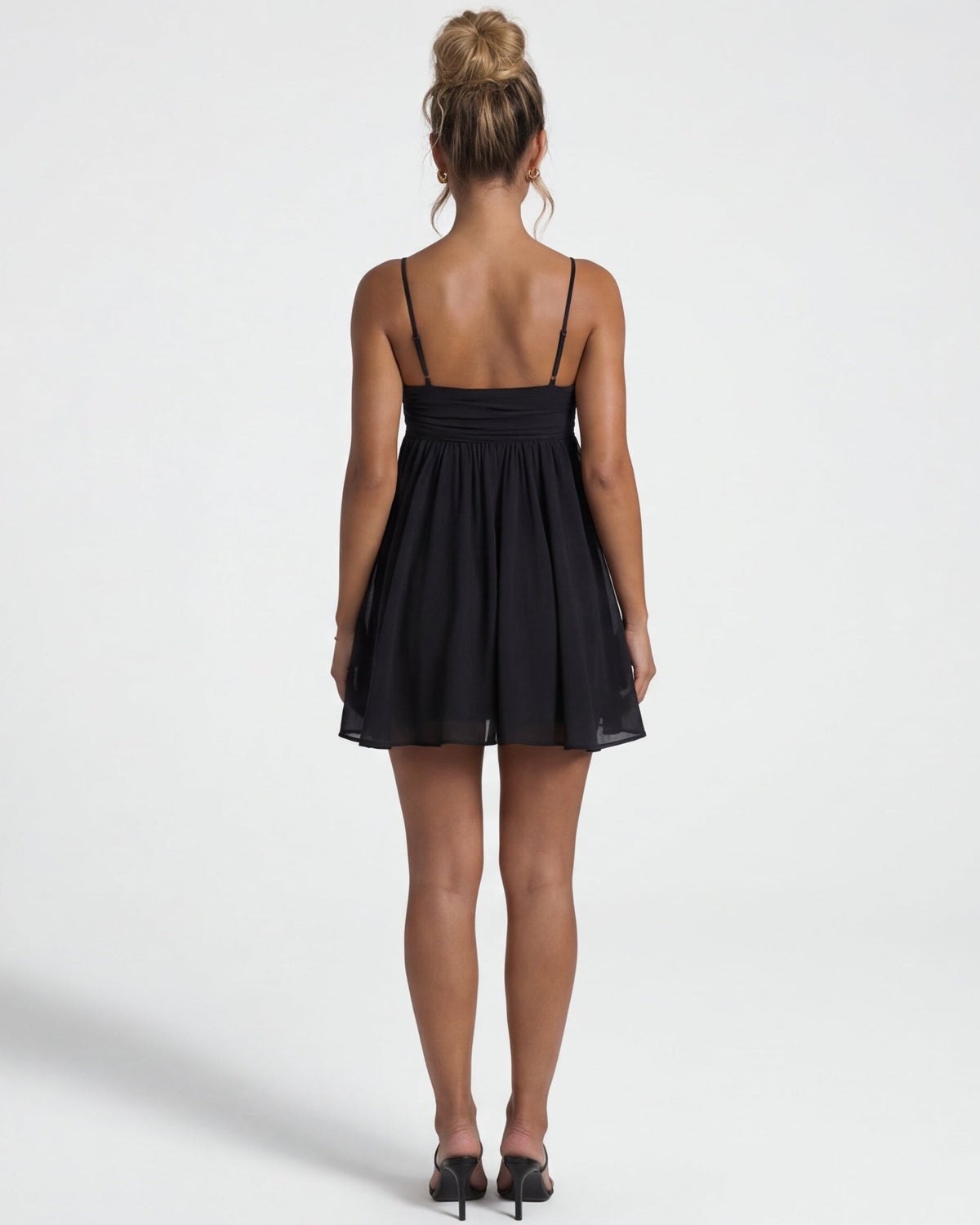 Rachel - Flowy Babydoll Mini Dress