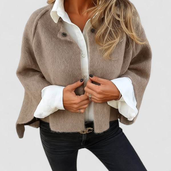 Julia | Cashmere-Feel Cropped Jacket