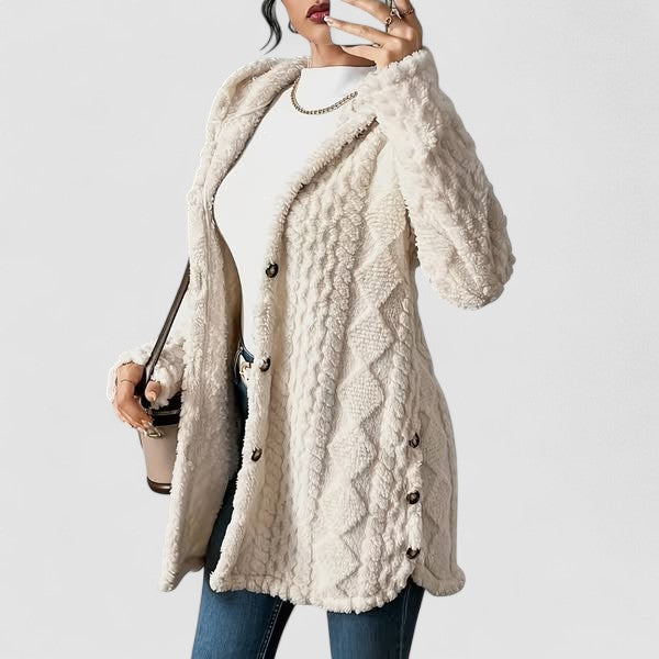 Danielle | Plush Hooded Jacket
