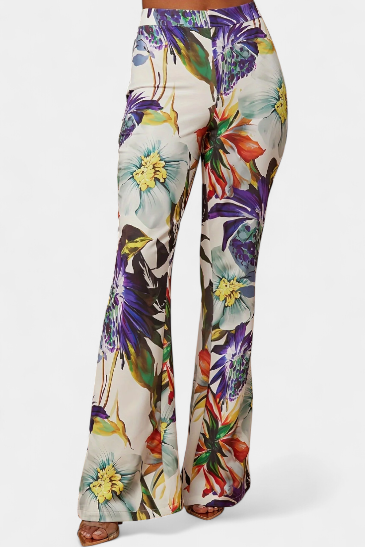 Nicolette Tailored Floral Print Set