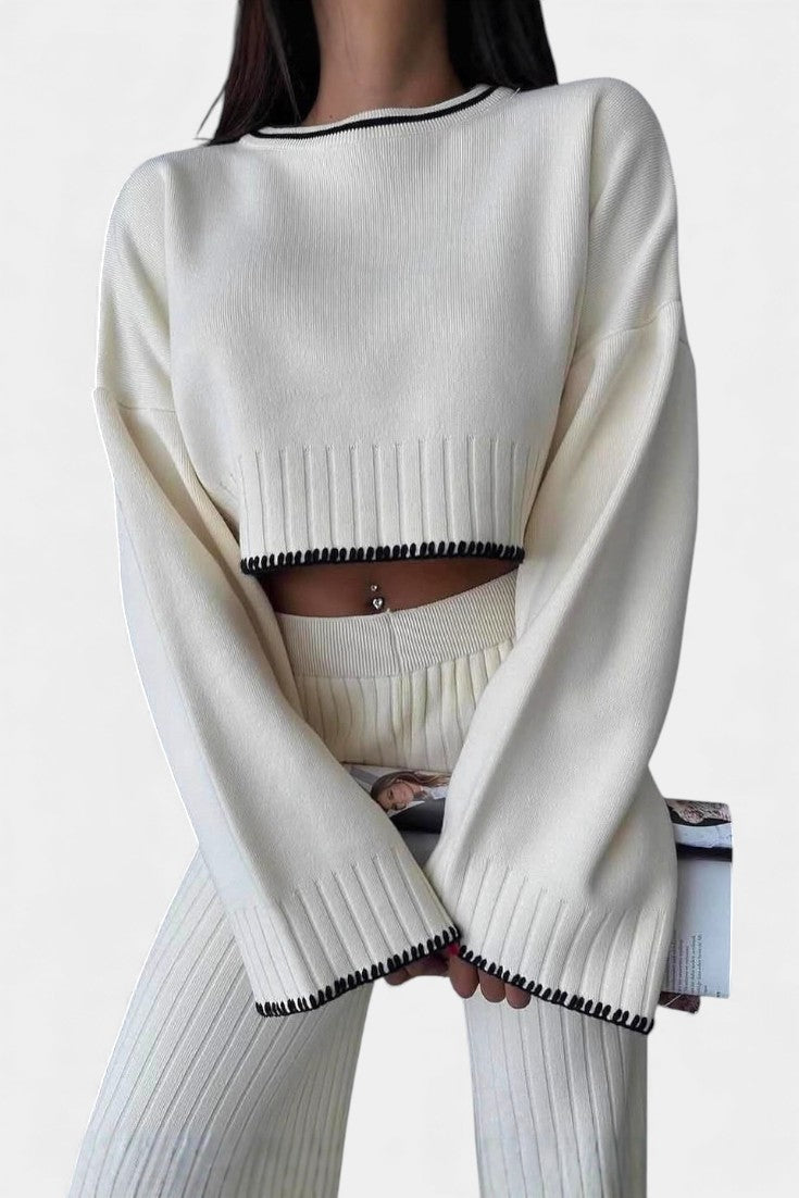 Iléna Two-Piece Minimalist Knit Set