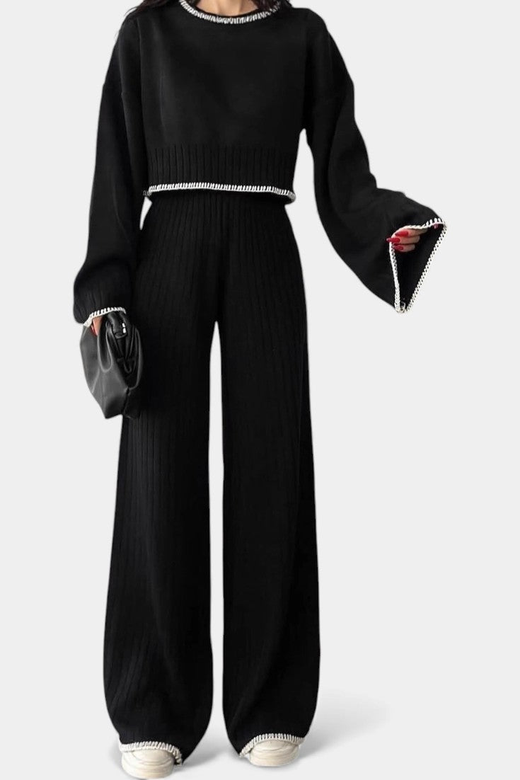 Iléna Two-Piece Minimalist Knit Set