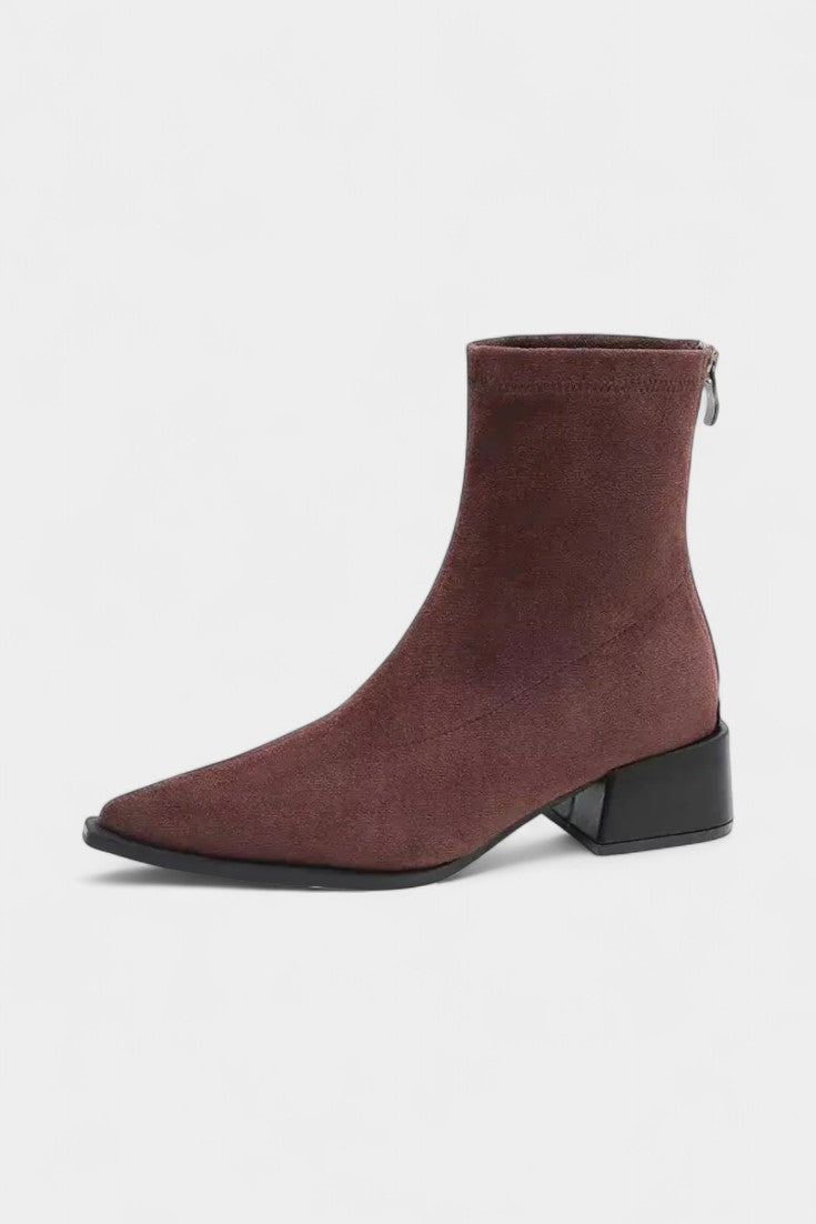 Florette Stylish and Cozy Heeled Boots