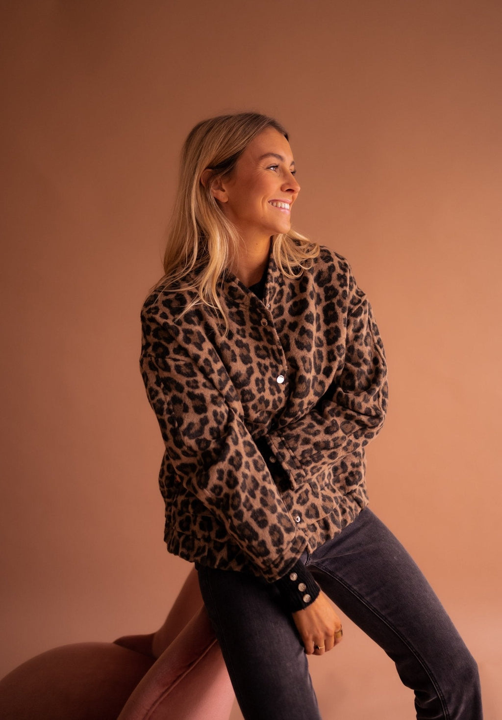 Alexis | Leopard-Print Shirt Jacket