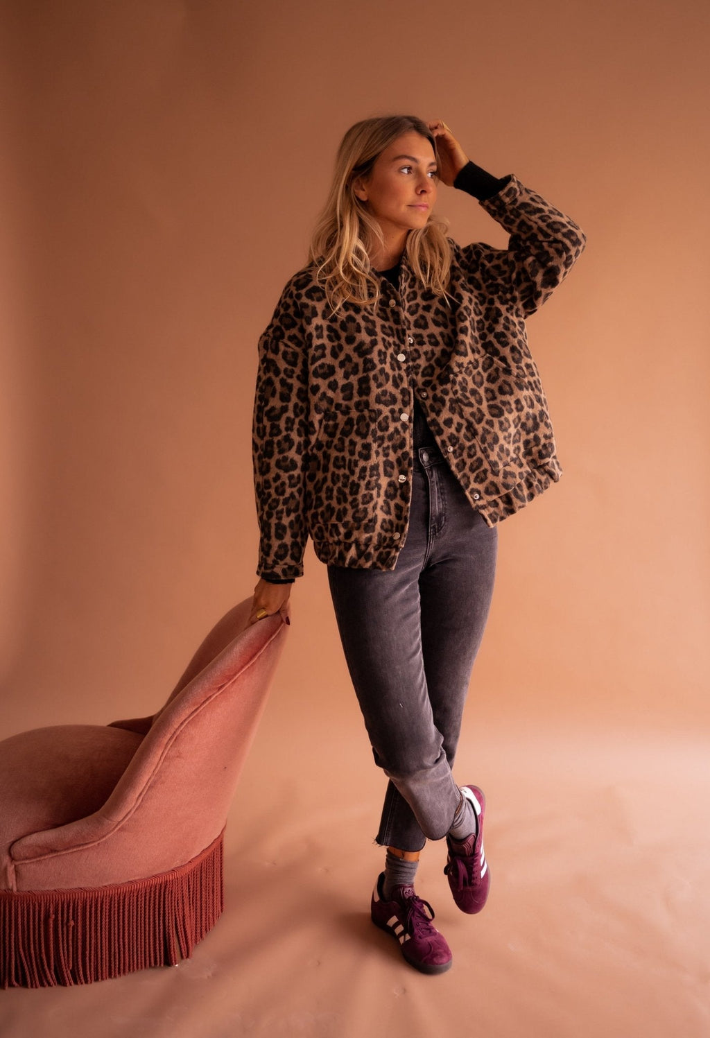 Alexis | Leopard-Print Shirt Jacket