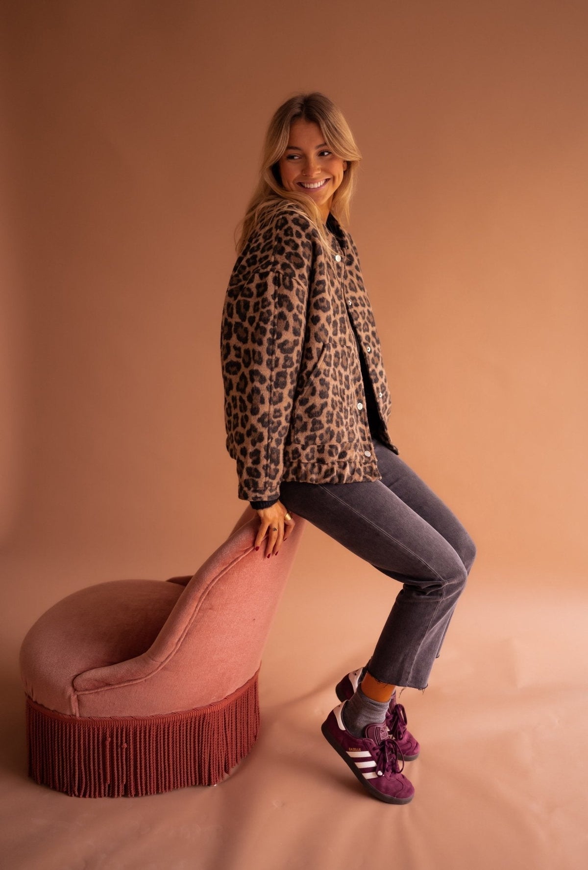 Alexis | Leopard-Print Shirt Jacket