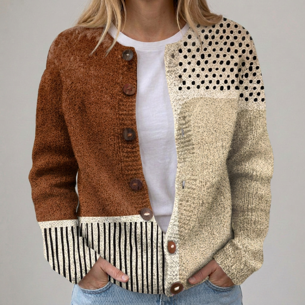 Eloise | Vintage Floral-Print Cardigan