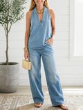 Louise | Two-Piece Denim Set