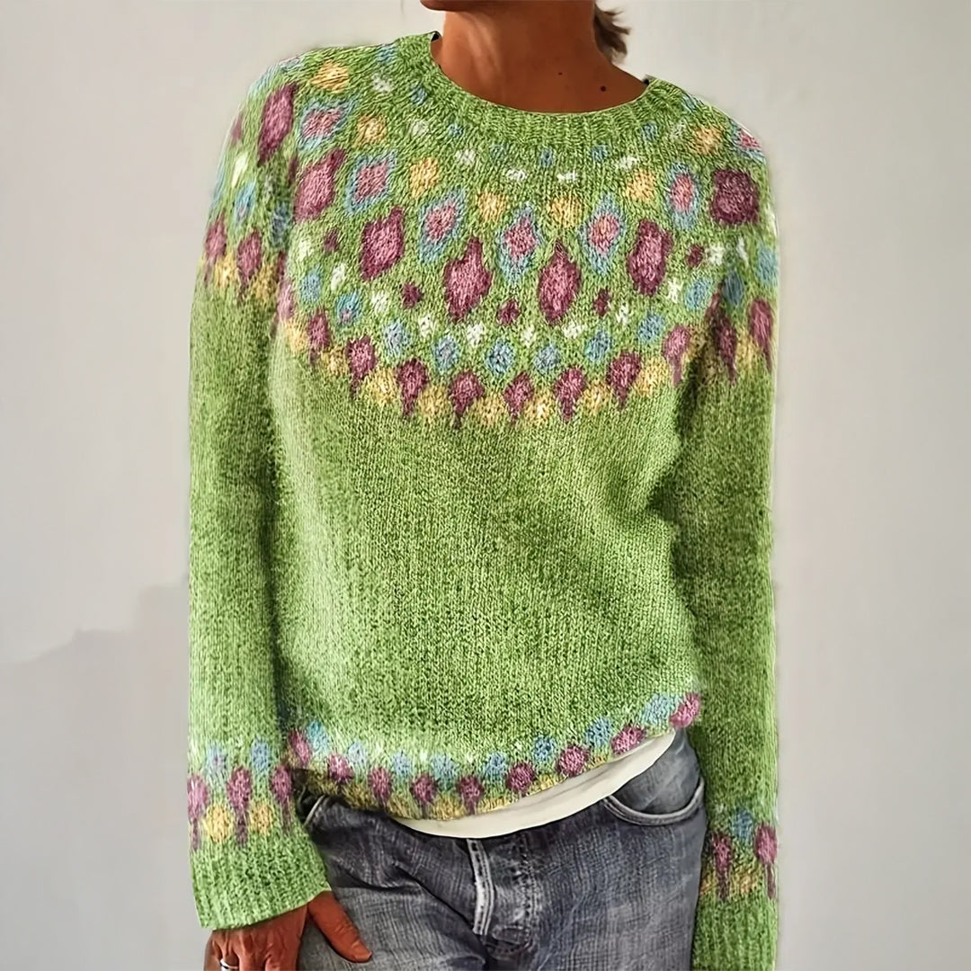 Mia | Vintage-Inspired Island Sweater